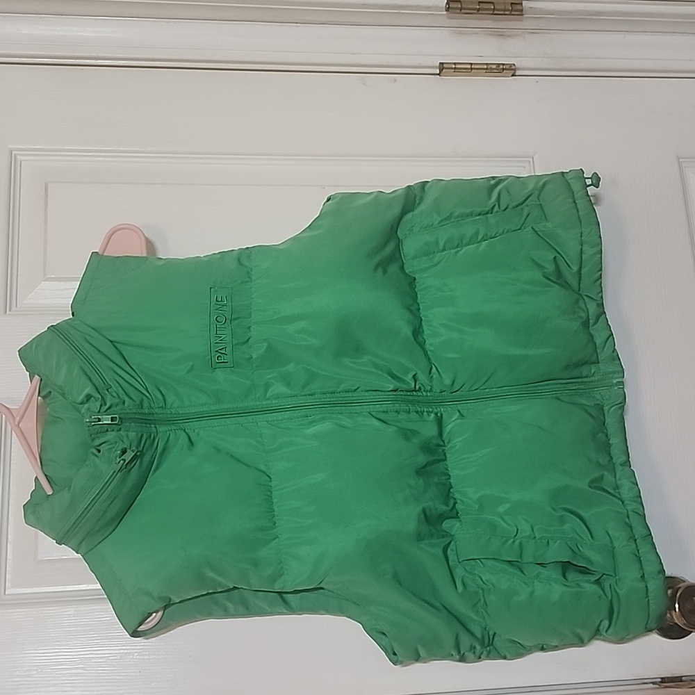 Forever 21 Green Puffer Vest